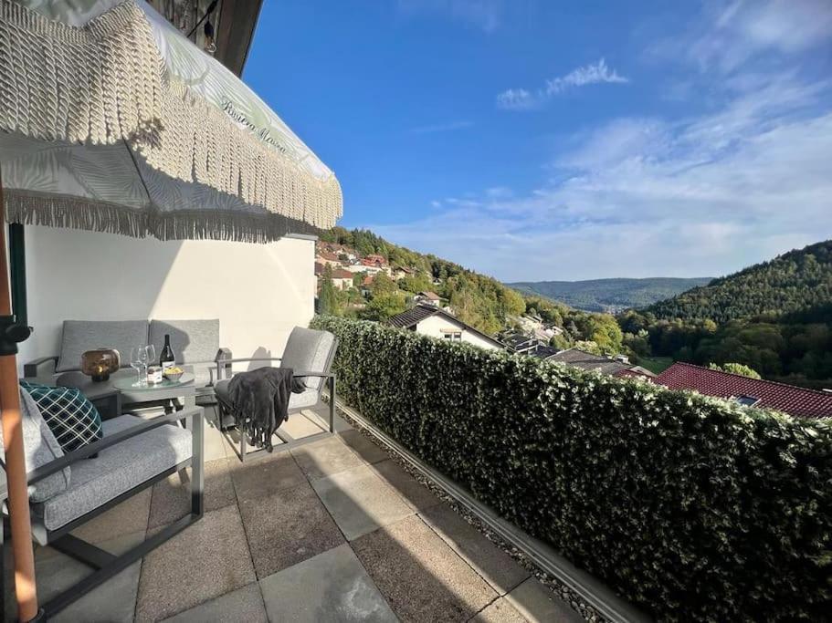 Wohnen Im Schwarzwald Mit Panoramablick Διαμέρισμα Bad Herrenalb Εξωτερικό φωτογραφία