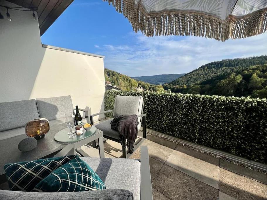 Wohnen Im Schwarzwald Mit Panoramablick Διαμέρισμα Bad Herrenalb Εξωτερικό φωτογραφία